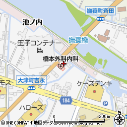 徳島県鳴門市大津町吉永470周辺の地図