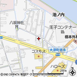 徳島県鳴門市大津町吉永203-9周辺の地図