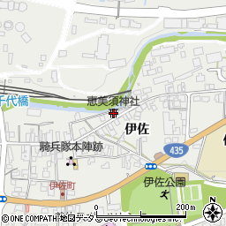 恵美須神社周辺の地図