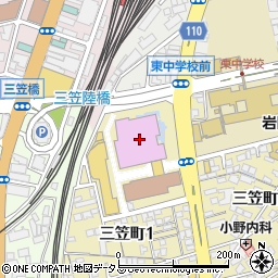 山口県岩国総合庁舎　理容室周辺の地図