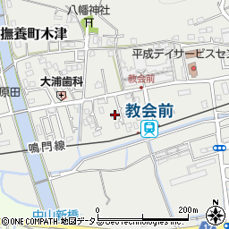 徳島県鳴門市撫養町木津591-9周辺の地図
