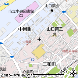 山口県山口市三和町11-4周辺の地図