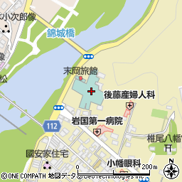 錦帯橋ダイニング桜周辺の地図