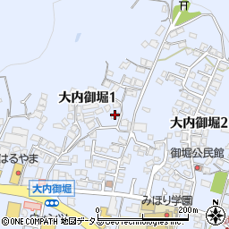 コンフォート御堀Ａ周辺の地図
