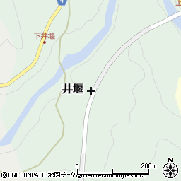 和歌山県海草郡紀美野町井堰周辺の地図