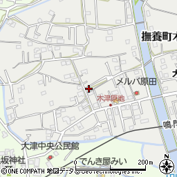 徳島県鳴門市撫養町木津357周辺の地図