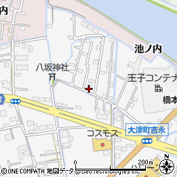 徳島県鳴門市大津町吉永181-15周辺の地図