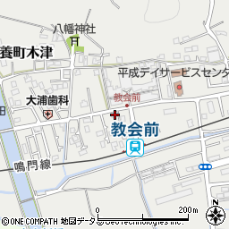 徳島県鳴門市撫養町木津595-10周辺の地図