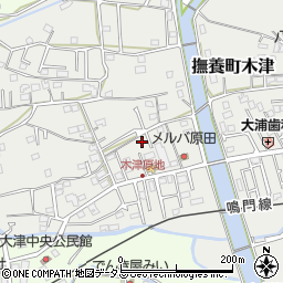 徳島県鳴門市撫養町木津501-2周辺の地図