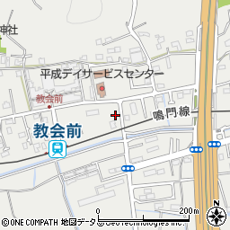 徳島県鳴門市撫養町木津604-8周辺の地図