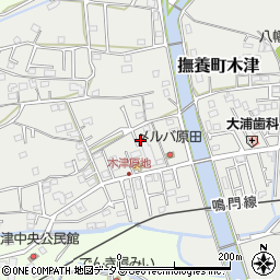 徳島県鳴門市撫養町木津500周辺の地図