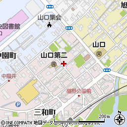山口県山口市三和町2-17周辺の地図