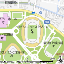 ポカリスエットスタジアム（徳島県鳴門総合運動公園陸上競技場）周辺の地図
