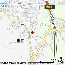 和歌山県海南市黒江291周辺の地図