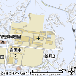 山口県立岩国工業高等学校周辺の地図