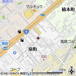 〒753-0066 山口県山口市泉町の地図