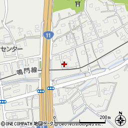 徳島県鳴門市撫養町木津837周辺の地図