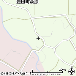 山口県下関市豊田町大字萩原327周辺の地図