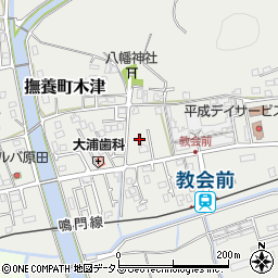 徳島県鳴門市撫養町木津471周辺の地図
