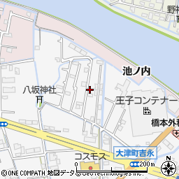 徳島県鳴門市大津町吉永181周辺の地図