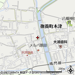 徳島県鳴門市撫養町木津375周辺の地図