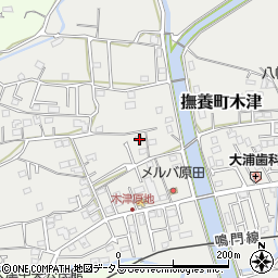 徳島県鳴門市撫養町木津369周辺の地図