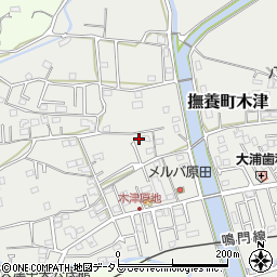 徳島県鳴門市撫養町木津368-16周辺の地図