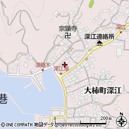 広島県江田島市大柿町深江1118-2周辺の地図
