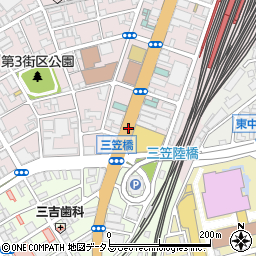 三笠橋周辺の地図