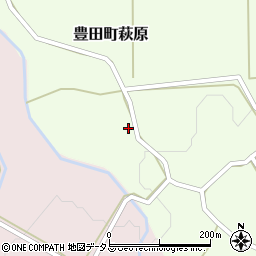 山口県下関市豊田町大字萩原312周辺の地図