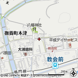徳島県鳴門市撫養町木津467周辺の地図