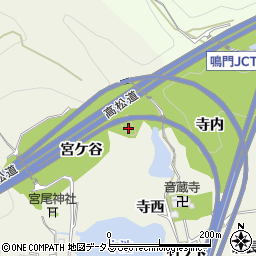 徳島県鳴門市大麻町姫田宮ケ谷周辺の地図