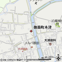 徳島県鳴門市撫養町木津380周辺の地図