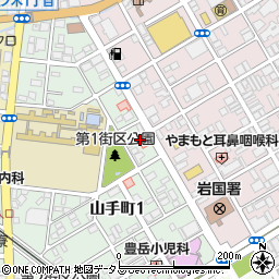 もち吉岩国店周辺の地図