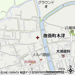 徳島県鳴門市撫養町木津377周辺の地図