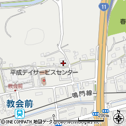 徳島県鳴門市撫養町木津418周辺の地図