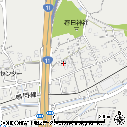 徳島県鳴門市撫養町木津1110-2周辺の地図