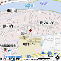 徳島県鳴門市大津町木津野養父の内3周辺の地図