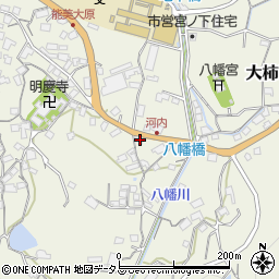 広島県江田島市大柿町大原1982周辺の地図