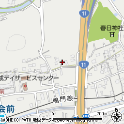 徳島県鳴門市撫養町木津424周辺の地図