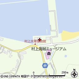 能島水軍周辺の地図