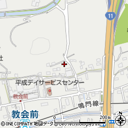 徳島県鳴門市撫養町木津412周辺の地図