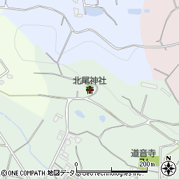 北尾神社周辺の地図