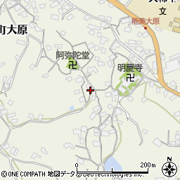 広島県江田島市大柿町大原1740周辺の地図