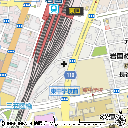 岩国武蔵鋼管株式会社周辺の地図