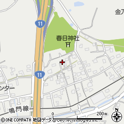 徳島県鳴門市撫養町木津1116周辺の地図