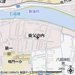 徳島県鳴門市大津町木津野養父の内28周辺の地図
