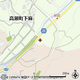 香川県三豊市高瀬町下麻681周辺の地図