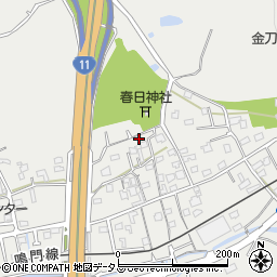 徳島県鳴門市撫養町木津1119-5周辺の地図
