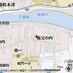 徳島県鳴門市大津町木津野養父の内32周辺の地図